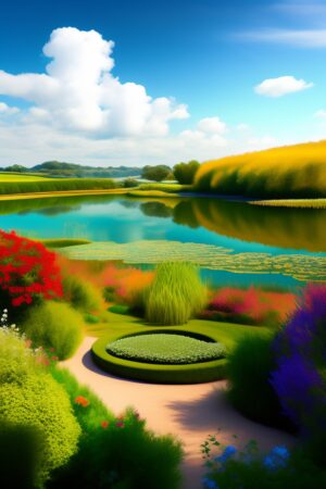 Garden and Lake